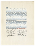 ''We Shall Overcome'' Portfolio From the ''March on Washington for Jobs and Freedom'' -- Rare Complete Portfolio of Collages Issued by the National Urban League as a Memento for Marchers